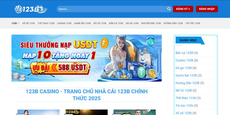 Website của nhà cái 123B