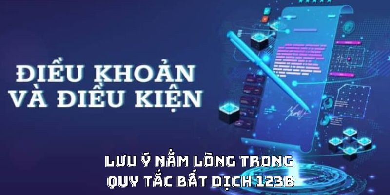 Lưu ý nằm lòng trong quy tắc bất dịch