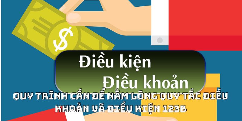 Quy trình cần để nằm lòng quy tắc Điều khoản và Điều kiện 123b